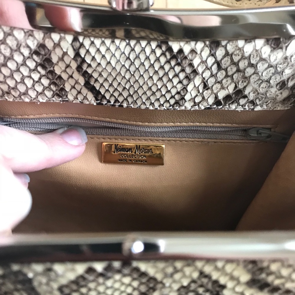 EUC Neiman Marcus Python Purse - Picture 2 of 3